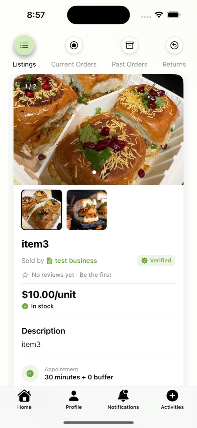 CocoNomi seller app screenshot